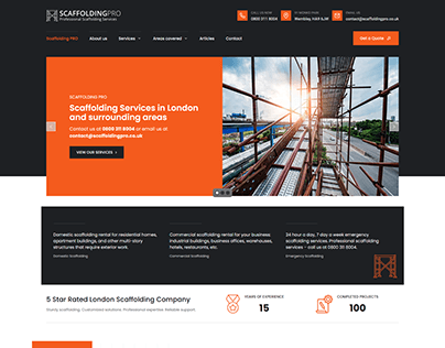 Scaffolding PRO - Website Design & Development