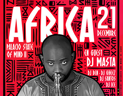 Flyers Party I Africa DJ MASTA PSOM
