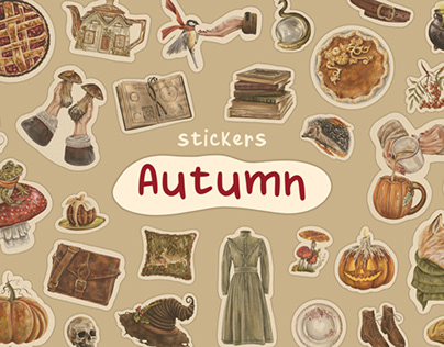 Осенние стикеры ( autumn stickers )