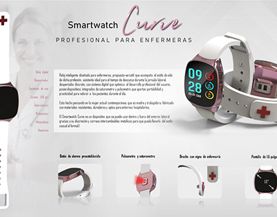 CURVE: Reloj profesional para enfermeras