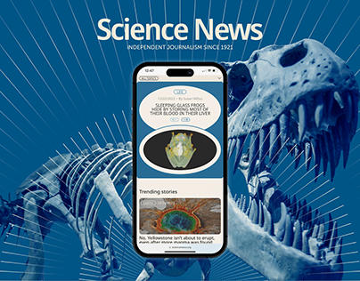 Science News | News website redesign