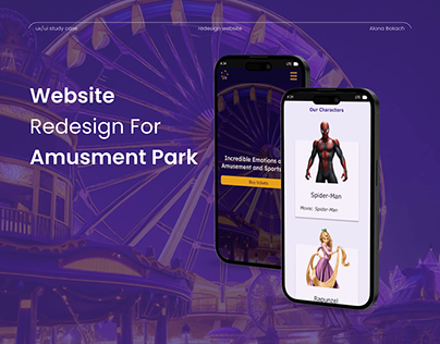 Website Redesign for Amusement Park
