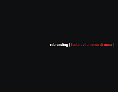 Rebranding Festa del Cinema di Roma