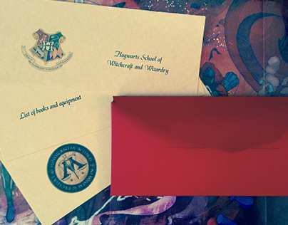 DIY Hogwarts Acceptance Letters - 2015