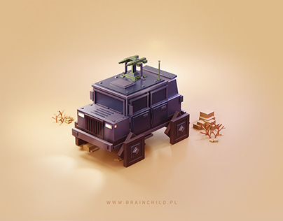 Cube Military Vehicle | Cube Worlds 06/2022