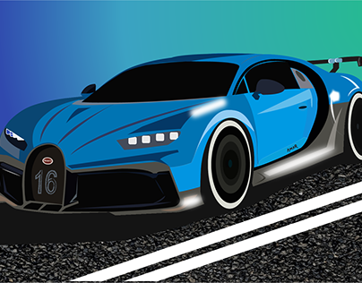 Bugatti Chiron Projects | Photos, videos, logos, illustrations and branding  on Behance