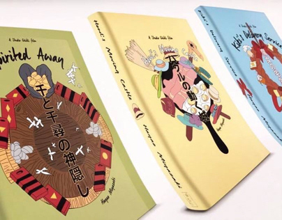 Studio Ghibli book covers