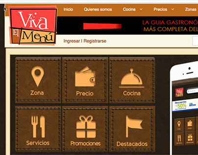 Viva el Menu - Web App