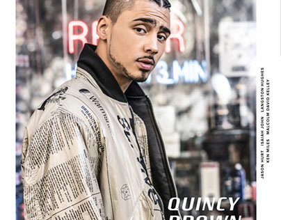 Bleu Magazine Issue 50 Cover: Quincy