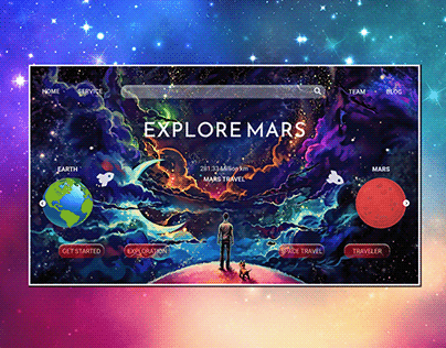 Explore Mars | Landing page