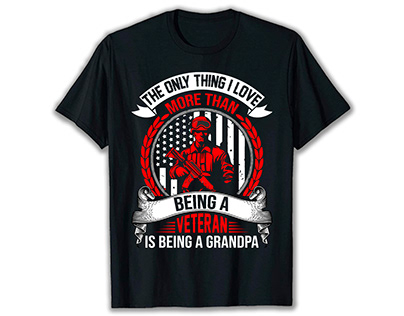 Veteran t shirt design