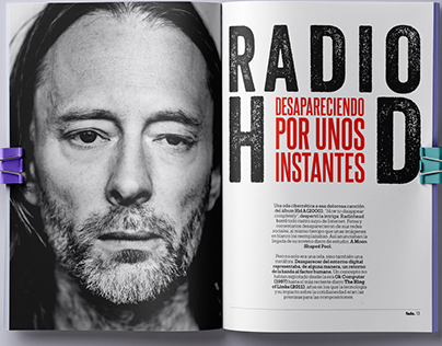 Fade magazine, article "Radiohead"