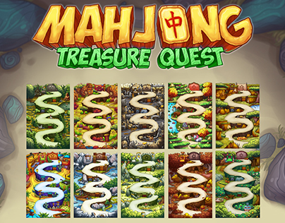 Game locations for "Mahjong Treasure Quest" (Part 2)