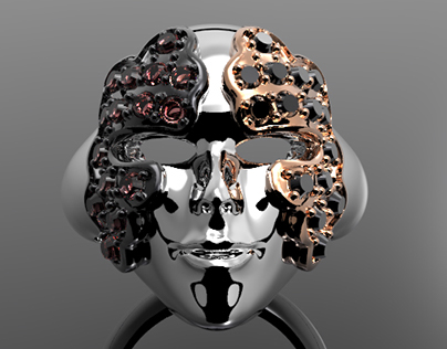 venetian mask ring