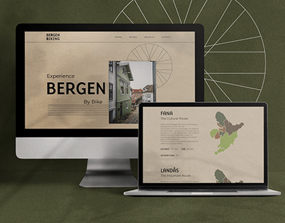 Bergen Biking Web and Brand design