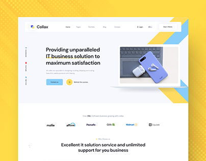 Collax IT Solution Agency Website Design