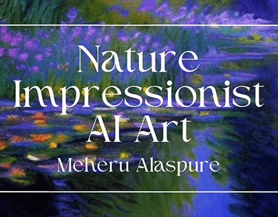Claude Monet Inspired AI Art