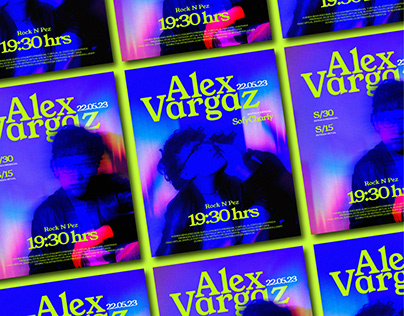 Poster Alex Vargaz | Edición y Diseño