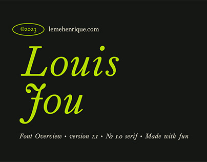 Louis Jou Font- Revival