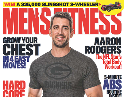 Men's Fitness - Aaron Rodgers Cover Story
