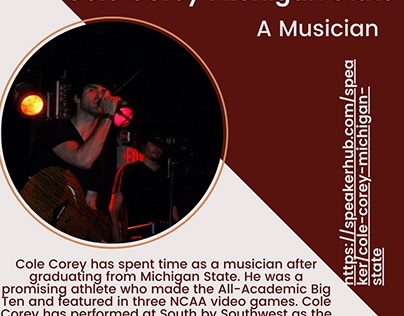 Cole Corey Michigan State - A Musician