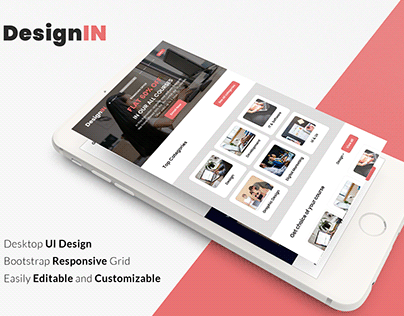 DesignIN Website Ui