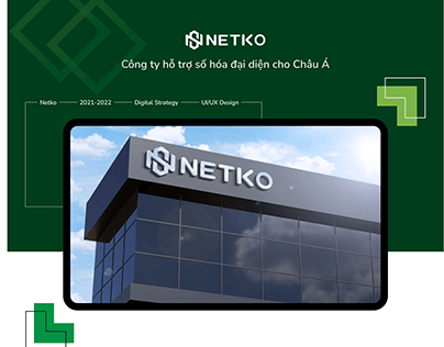 Netko Solution - UX/UI Web Design