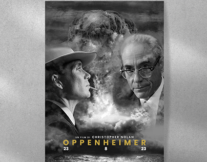 Announcement Poster del film Oppenheimer