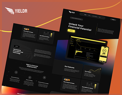 Project thumbnail - Yieldr: Secure Your Financial Future | Website Design