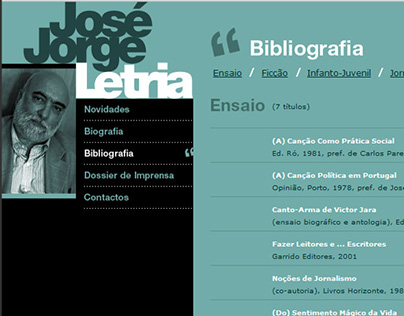 Website José Jorge Letria