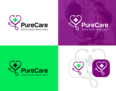 PureCare Logo Design | Healthcare | Healthcare Logo