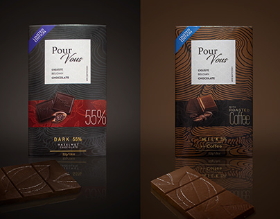 Chocolate Bar Packaging for PourVous Chocolate®