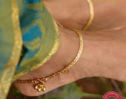 Buy One Gram Gold Plated - Anklet Online | Madhura Shop