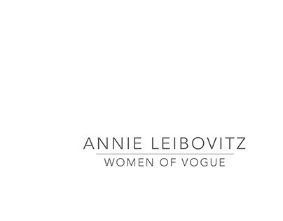 Annie Leibovitz:Women In Vogue