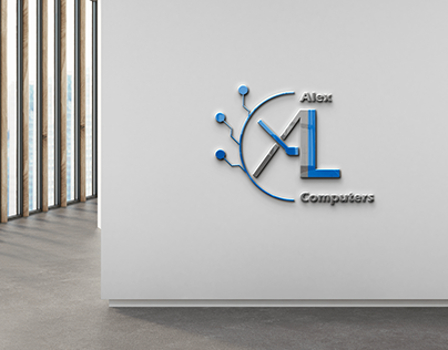Alex Computers Brand identity, Logo creation