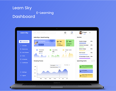 Learn Sky Dashboard( E-Learning Dashboard )