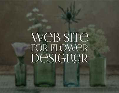 Web Site For Flower Designer