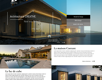 architecture concept website