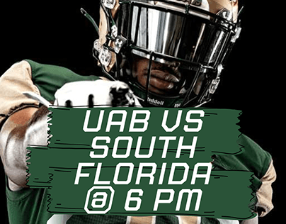UAB vs South Florida Gameday promotion