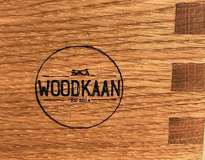 Logo for the talented cabinetmaker Woodkaan