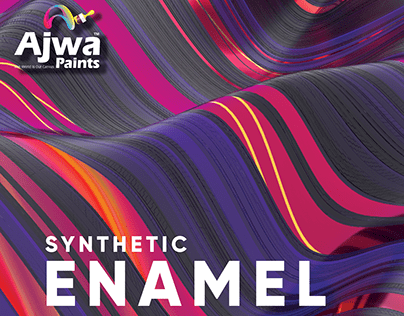 Ajwa Paints Synthetic Enamel Catalogue design
