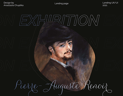 Exhibition Pierre-Auguste Renoir. LandingPage