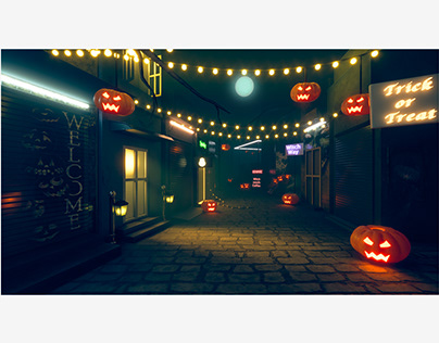 Project thumbnail - Halloween _ Environment Design