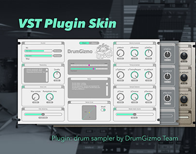 UI/VST Plugin Skin 02