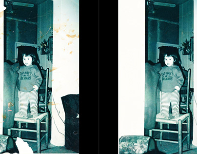 Family Photo Restoration Before and After