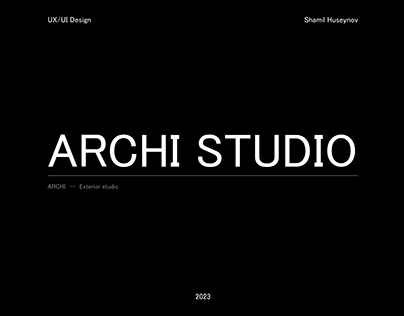 ARCHI STUDIO UX/UI