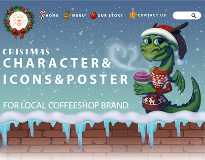 Cristmas character&icons&poster