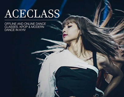 Landing Page for AceClass Dance School