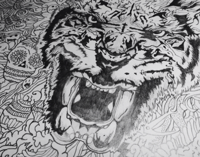 Tiger doodle