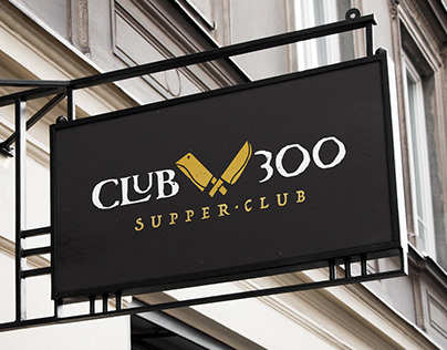 Club 300 Supper Club Brand Design